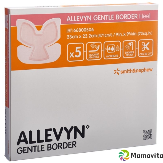 Allevyn Gentle Border Heel 23x23.2cm 5 Stück buy online