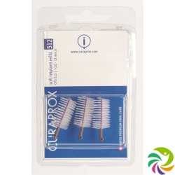 Curaprox CPS 512 Soft Implant Brushes Violet 3 pieces