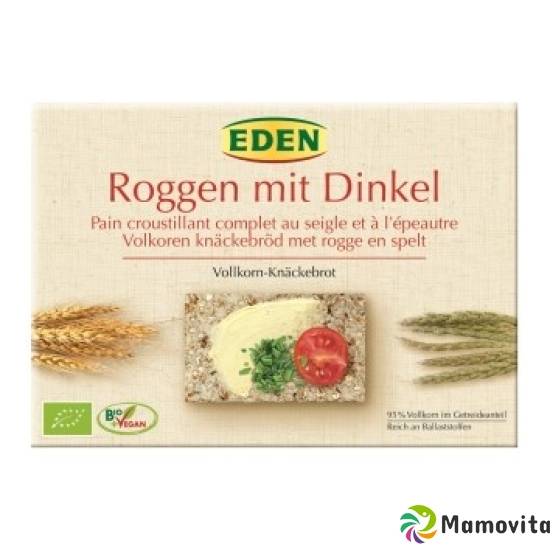 Eden Knaeckebrot Roggen Dinkel Bio 250g buy online