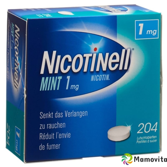 Nicotinell Lutschtabletten 1mg Mint 204 Stück buy online