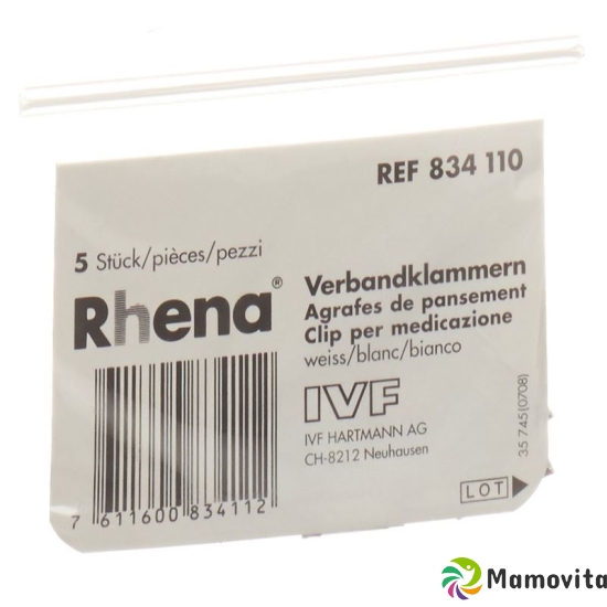 Rhena Verbandklammern Weiss 5 Stück buy online