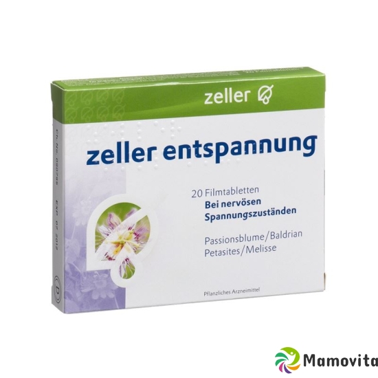 Zeller Entspannung 20 Filmtabletten buy online