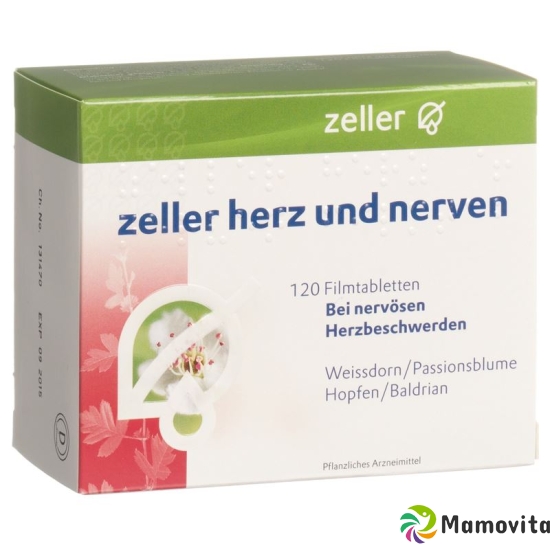 Zeller Herz und Nerven Filmtabletten 120 Stück buy online