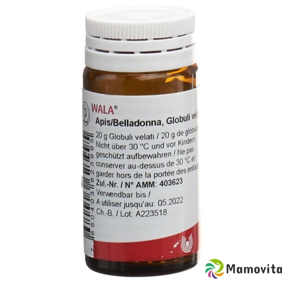 Wala Apis/belladonna Globuli Flasche 20g buy online