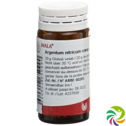 Wala Argentum Nitricum Comp Globuli Flasche 20g