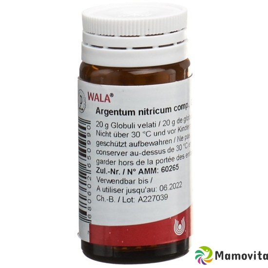 Wala Argentum Nitricum Comp Globuli Flasche 20g buy online