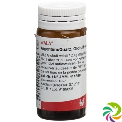 Wala Argentum/quarz Globuli Flasche 20g