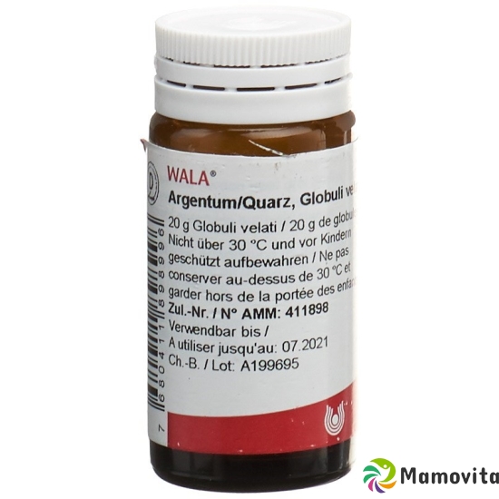 Wala Argentum/quarz Globuli Flasche 20g buy online