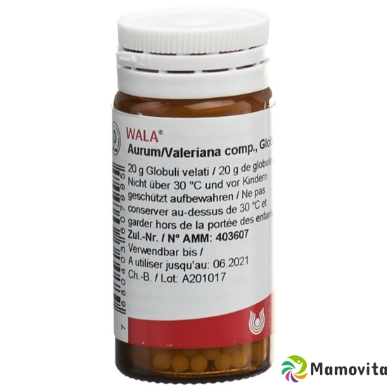 Wala Aurum/valeriana Comp Globuli 20g buy online