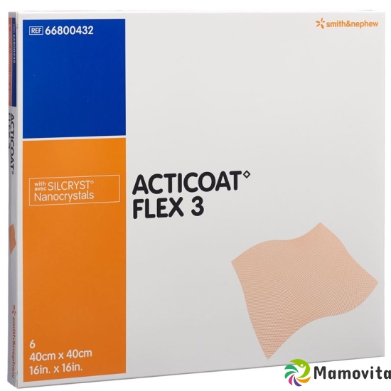 Acticoat Flex 3 Wundverband 40x40cm 6 Stück buy online