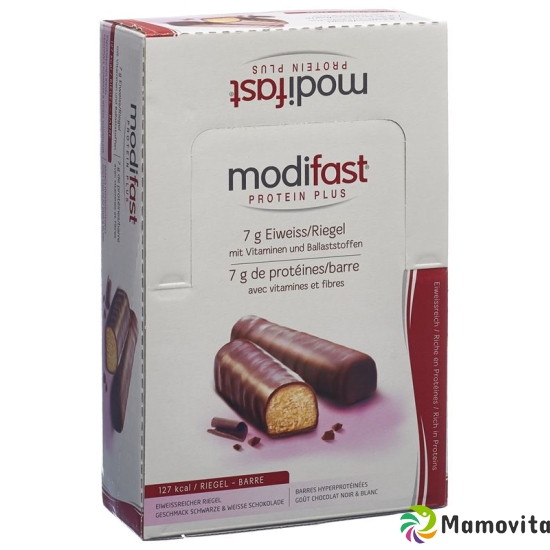 Modifast Snack Riegel schwarze & weisse Schokolade 24x 31g buy online