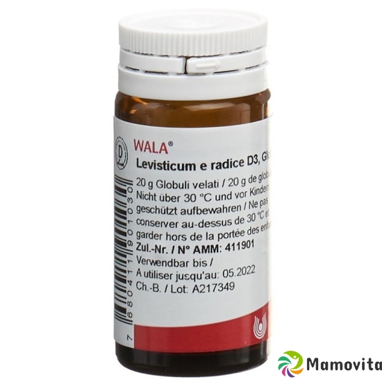 Wala Levisticum E Radice Globuli D 3 Flasche 20g buy online