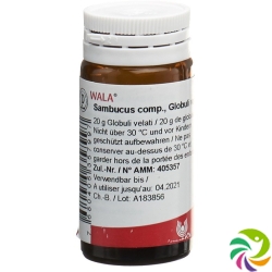 Wala Sambucus Comp Globuli Flasche 20g