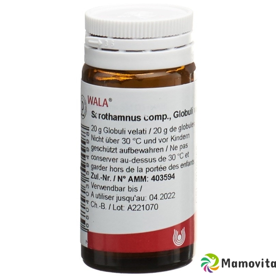 Wala Sarothamnus Comp Globuli Flasche 20g buy online