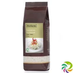 Biofarm Basmatireis Weiss Knospe Beutel 500g