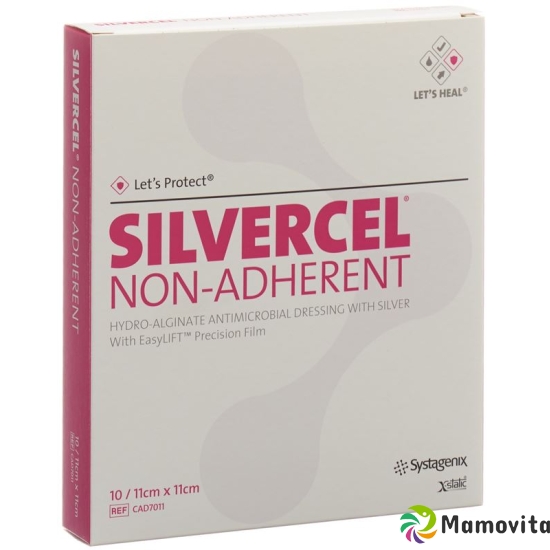 Let’s Protect Silvercel Non-Adherent Wundauflage 11x11cm 10 Stück buy online