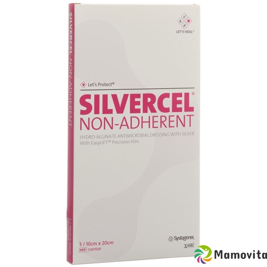 Silvercel Non-Adherent Wundauflage 10x20cm 5 Stück buy online