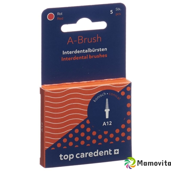 Top Caredent Interdentalbürsten für Halter Rot Konisch 5 Stück buy online