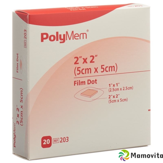 Polymem Adhesive Wundverband 5x5cm Film Steril 20 X buy online