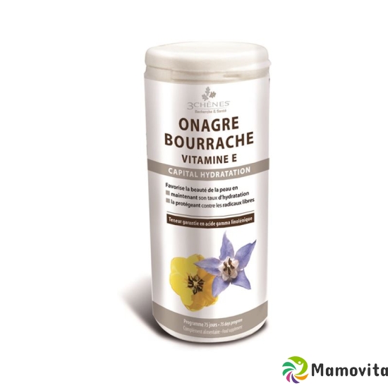 3 Chenes Onagre Bourrache Vitamine E Kapseln 150 Stück buy online