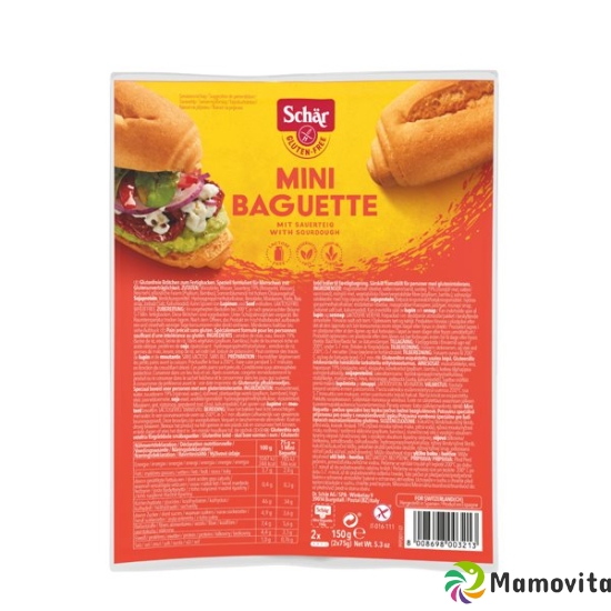 Schär Mini-Baguette Glutenfrei 2x 75g buy online