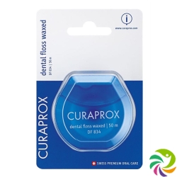 Curaprox DF 834 dental floss 50m waxed Mint