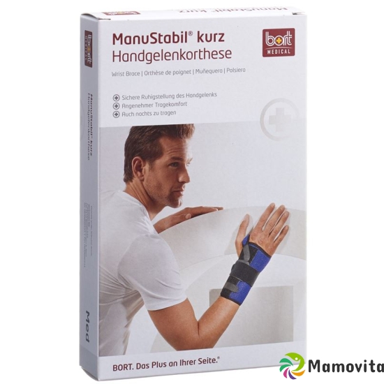 Bort Manustabil Handgelenk Kurz Grösse XS Links Schwarz buy online