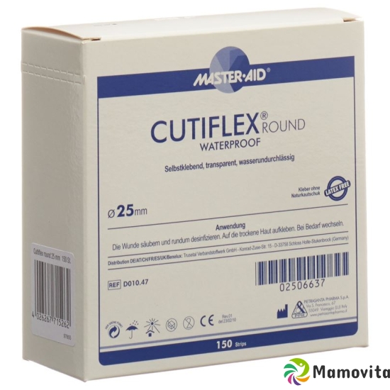 Cutiflex Round Folienpflaster 25mm 150 Stück buy online