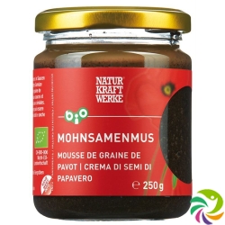 Naturkraftwerke Mohnsamenmus Bio Glas 250g