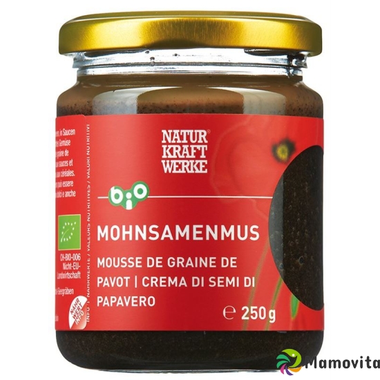 Naturkraftwerke Mohnsamenmus Bio Glas 250g buy online