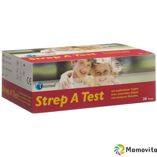 Strep A Test Teomed with flocked swabs 20 pcs buy online