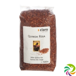 Claro Quinoa Koerner Roja Rot 500g