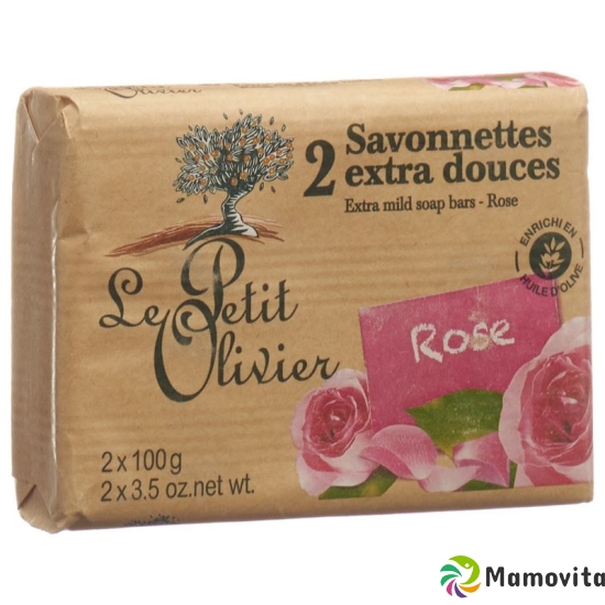 Le Petit Olivier Savon Rose 2x 100g buy online