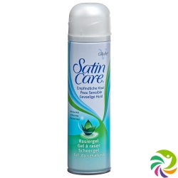 Gillette Satin Care Sensitive Skin Shaving Gel 200ml