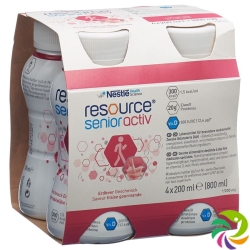 Resource SeniorActiv Erdbeer 4x 200ml