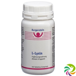 Burgerstein L-Lysin tablets Ds 100 pieces