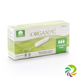 Organyc Tampons Super 16 Stück