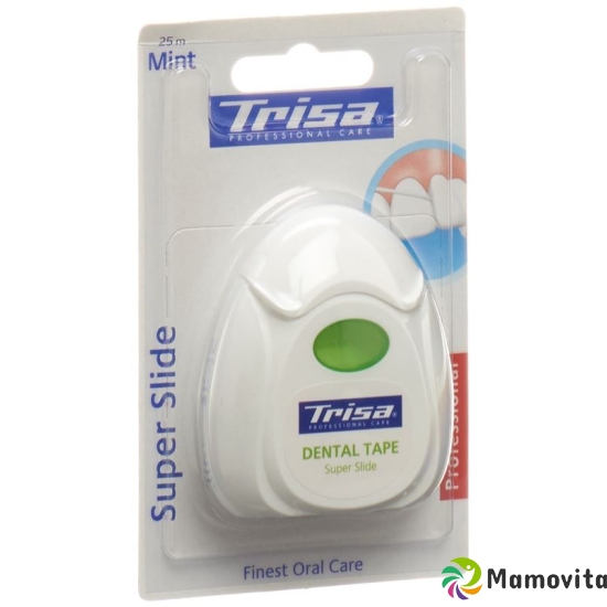 Trisa Super Tape Zahnseide 25m Mint Fluor buy online