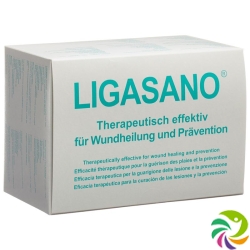 Ligasano Schaumstoff Kompressen 10x10x1cm Steril 10 Stück