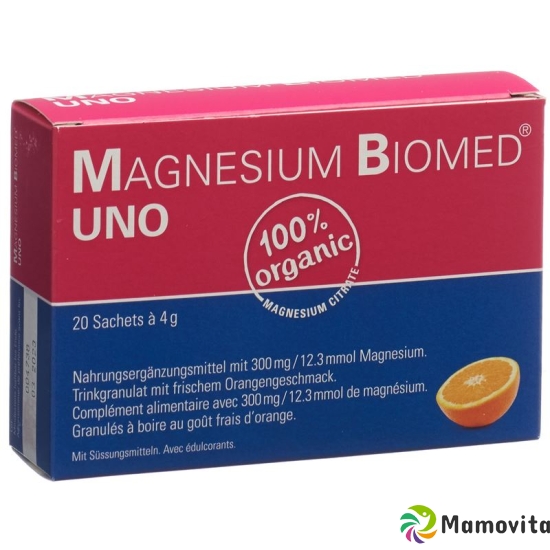 Magnesium Biomed Uno 20 Granulate bags buy online