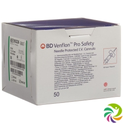 BD Venflon Pro Safety 18g 1.3x32mm Grün 50 Stück