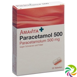 Amavita Paracetamol Tabletten 500mg 20 Stück