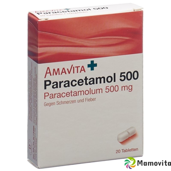 Amavita Paracetamol Tabletten 500mg 20 Stück buy online