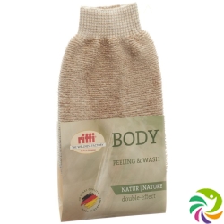 Riffi massage glove bamboo linen