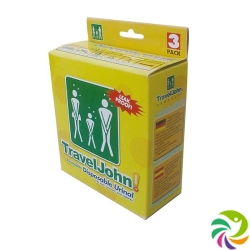 Traveljohn Einweg Urinal Unisex 3 Stück