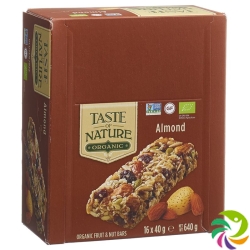 Taste Of Nature Riegel California Almond 16x 40g