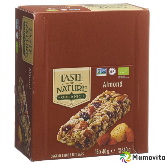 Taste Of Nature Riegel California Almond 16x 40g buy online