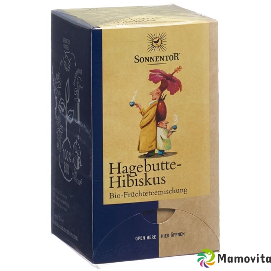 Sonnentor Hagebutte Hibiskus Tee 18 Beutel 3g buy online