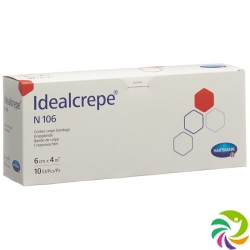 Idealcrepe N106 Elastische Binde 4mx6cm 10 Stück