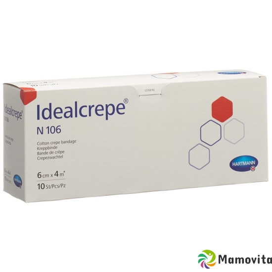 Idealcrepe N106 Elastische Binde 4mx6cm 10 Stück buy online